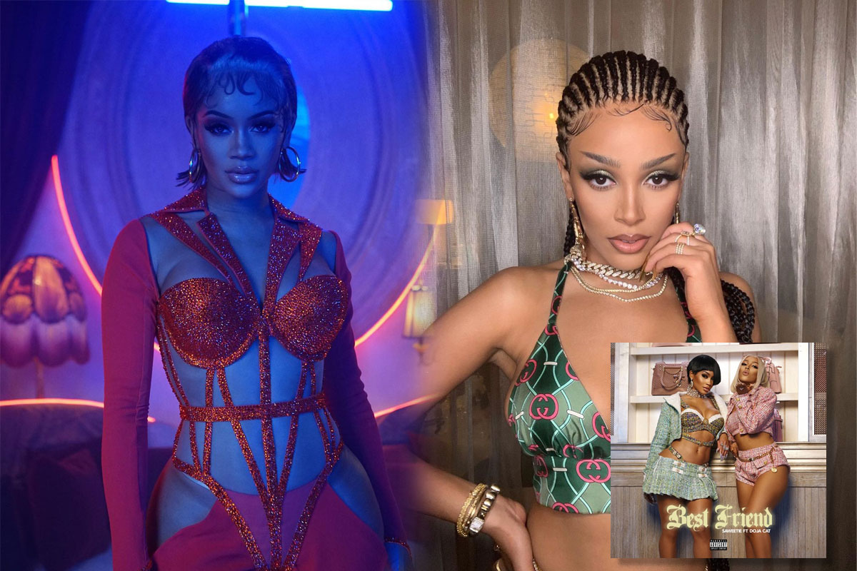 Saweetie Best Friend Saweetie And Doja Cat Dive Naked Off A Cliff In 